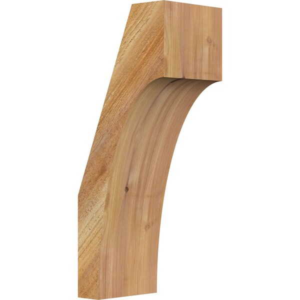 Ekena Millwork 6"W x 8"D x 20"H Westlake Rough Sawn Knee Brace, Western Red Cedar BRC06X08X20WTL00RWR - main
